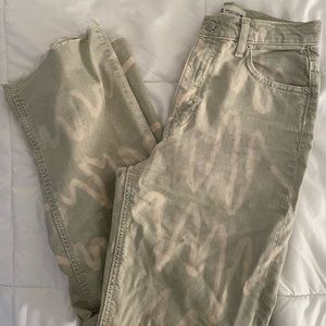 Zara 90s Full Length Pastel Jeans